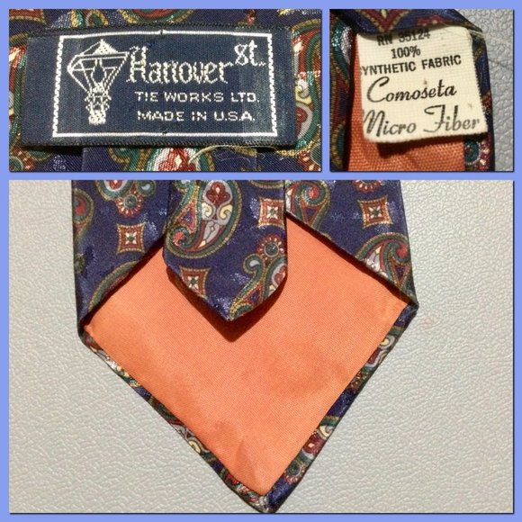Vtg Hanover St. Tie_122 - Picture 3 of 6